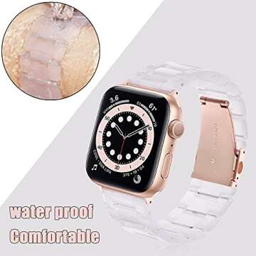 V-MORO Resin Strap for Apple Watch 38/40/41mm Bands