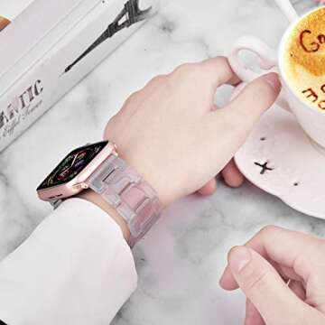 V-MORO Resin Strap for Apple Watch 38/40/41mm Bands