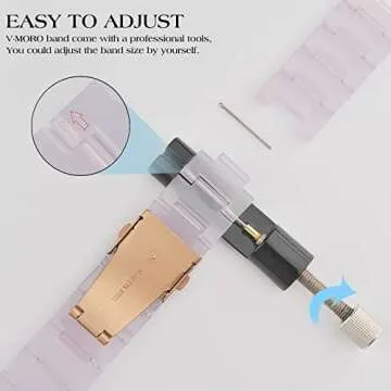 V-MORO Resin Strap for Apple Watch 38/40/41mm Bands