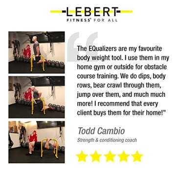 Lebert EQualizer Dip Bar Stand for Total Body Strength