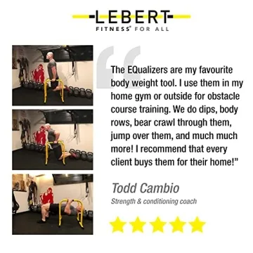 Lebert EQualizer Dip Bar Stand for Total Body Strength