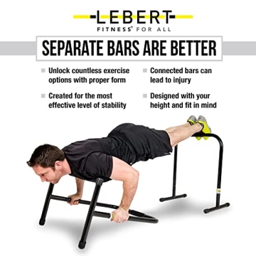 Lebert EQualizer Dip Bar Stand for Total Body Strength