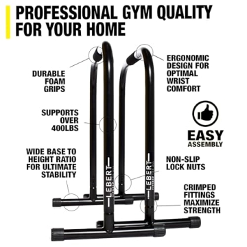 Lebert EQualizer Dip Bar Stand for Total Body Strength