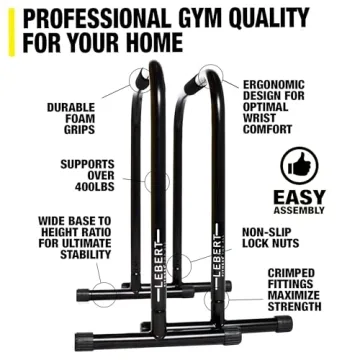 Lebert EQualizer Dip Bar Stand for Total Body Strength