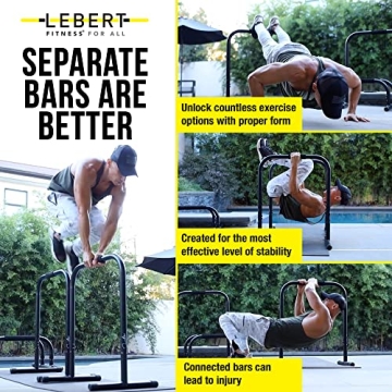 Lebert EQualizer Dip Bar Stand for Total Body Strength