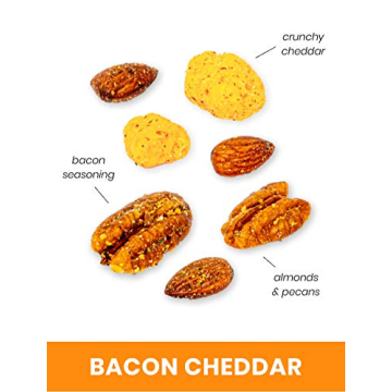 Delicious Keto Trail Mix - Crunchy Cheese Mix, 3g Net Carbs
