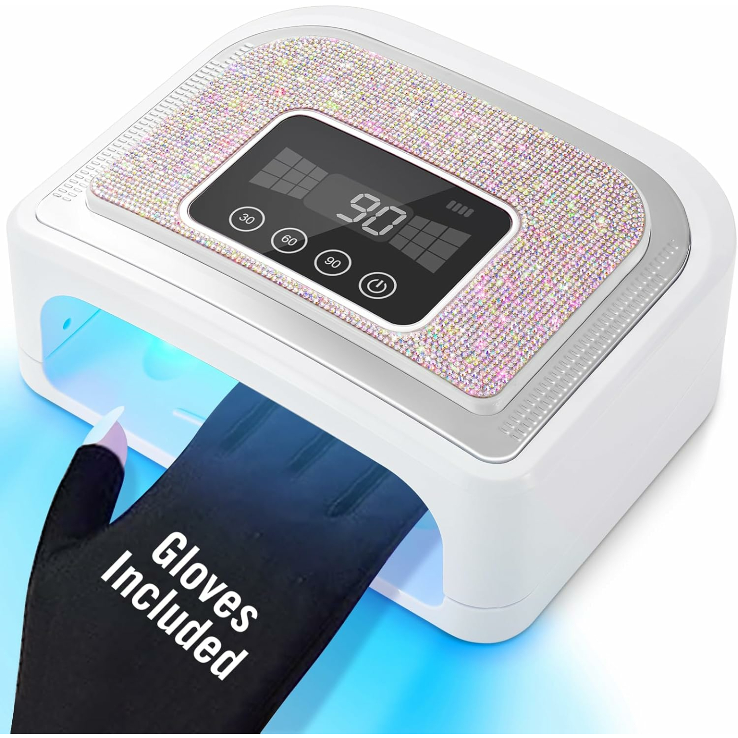 120W Cordless Gel Nail Lamp with Timer Features