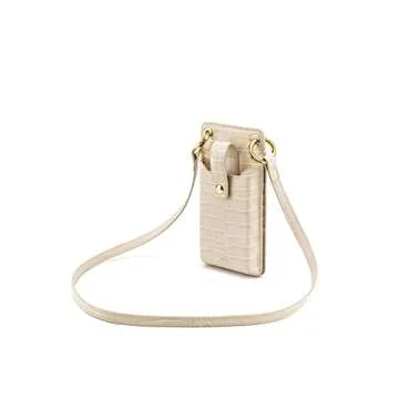 JW PEI Women's Quinn Cell Phone Crossbody Bag - Elegant Beige Accessory