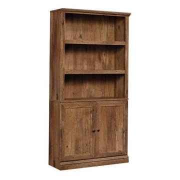 Sauder Select Book Shelf, Bookshelf with Storage, Library Bookcase with Doors and Adjustable Shelves...
