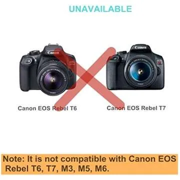 Tengdaxing ACK-E18 Power Adapter LP-E17 Dummy Battery for Canon EOS Rebel T6i T6S T7i T8i SL2 SL3 77D 200D 200D II 250D 750D 760D 800D 850D 8000D RP R8 R10 Cameras