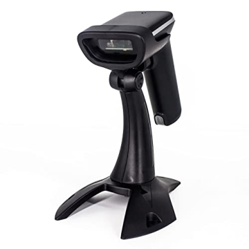 Alacrity 2D 1D Wireless Barcode Scanner with Stand,QR Datamatrix PDF417,2in1 2.4G Wireless USB Wired...