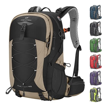 Maelstrom 40L Waterproof Hiking Backpack - Lightweight Travel Daypack