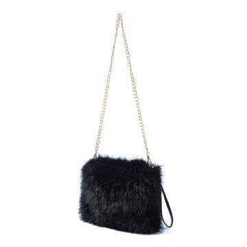 Stylish ZOSCGJMY Evening Faux Fur Handbags for Women