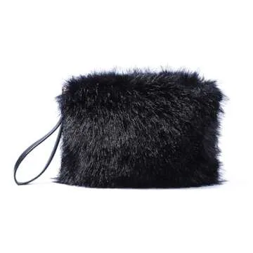 Stylish ZOSCGJMY Evening Faux Fur Handbags for Women