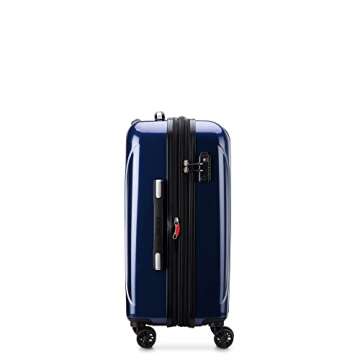 DELSEY Paris Helium Aero Hardside Expandable Luggage with Spinner Wheels, Blue Cobalt, Carry-On 21 Inch