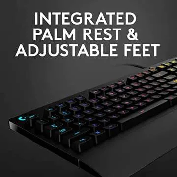 Logitech G213 Wired Gaming Keyboard with Dedicated Media Controls, 16.8 Million Lighting Colors Backlit Keys, Spill-Resistant and Durable Design, Black