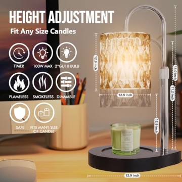 GEEZO Fragrance Candle Warmer Lamp for Stylish Home Scents