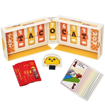Tacocat Spelled Backwards - Fun Family Card Game for Two Players