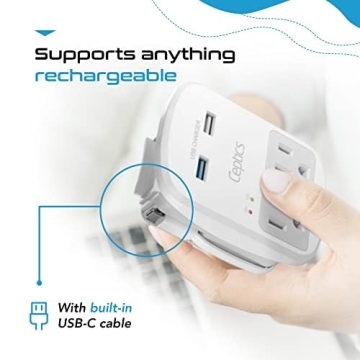 Ceptics Universal Travel Adapter Kit for Worldwide Use