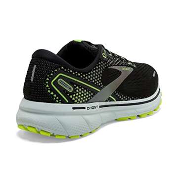 Brooks Women's Ghost 14 Neutral Running Shoe - Black/Nightlife/Spa Blue - 5 Medium