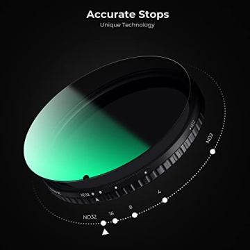 K&F Concept 67mm Variable ND Filter for All Photography Needs