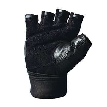 Harbinger Pro Weightlifting Gloves with Wrist Wraps