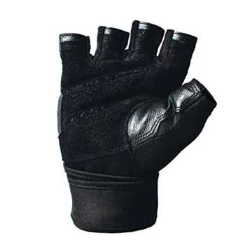 Harbinger Pro Weightlifting Gloves with Wrist Wraps