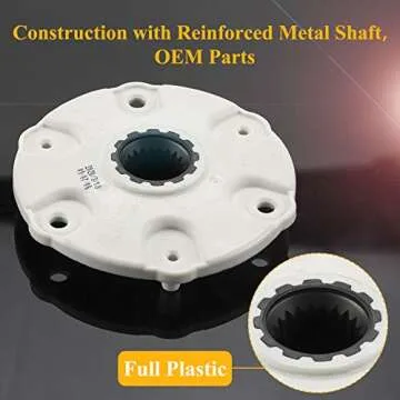 PBT-GF30 MBF618448 Washer Rotor Hub Assembly (O-E-M) for LG Washing Machine Replace 4413ER1001C, 4413EA1002B 4413ER1003B, 4413ER1002F by TOMOON