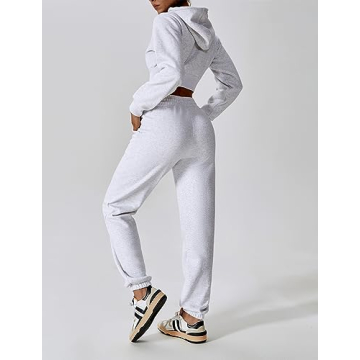 ABOCIW Women's Cozy Two Piece Fleece Outfit for Fall