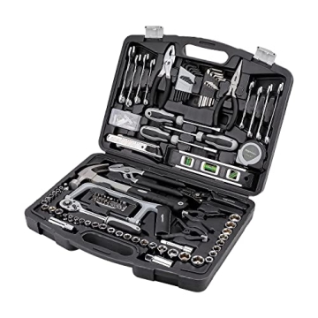 AmazonBasics 173-Piece Hand Tool Set for Home Repairs