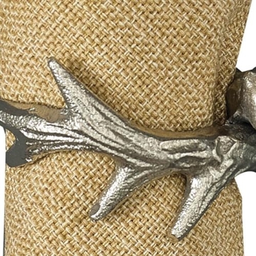 Park Designs Antler Napkin Ring Set for Rustic Dining