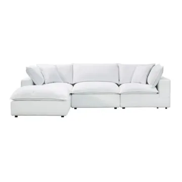 Stylish TOV Furniture Cali Pearl Modular Sectional Couch
