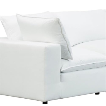 Stylish TOV Furniture Cali Pearl Modular Sectional Couch