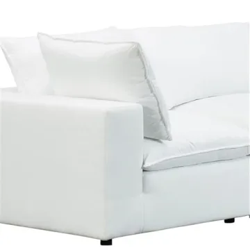 Stylish TOV Furniture Cali Pearl Modular Sectional Couch