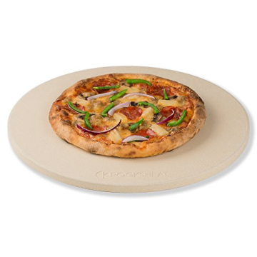 K ROCKSHEAT Pizza Stone for Oven and Grill 14.2 Inch Round, Cordierite Bread baking stone, 14.2" Coo...