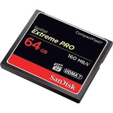 SanDisk 64GB Extreme PRO Compact Flash Memory Card UDMA 7 Speed Up To 160MB/s - SDCFXPS-064G-X46