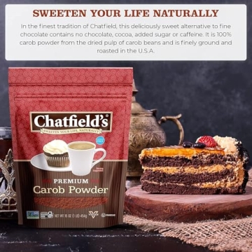Chatfield's Premium Carob Powder, Vegan & Gluten-Free