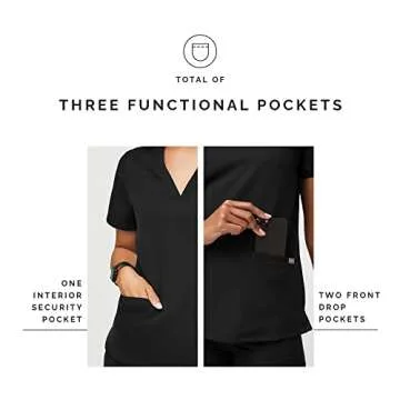 FIGS Casma Three-Pocket Scrub Top for Women - Stylish Comfort