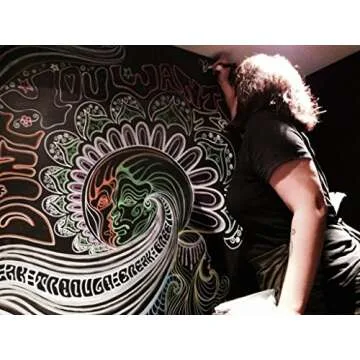 Inspired By Craft Bright White Liquid Chalk Markers Best for Kids Craft, Teacher Supplies, Bistro Chalkboard, Premium Chalk Ink, 6mm, Chisel Tip, 4 Piece