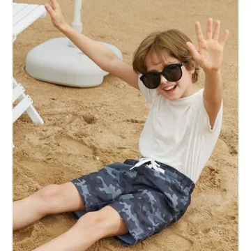 Comfortable Boys Swim Trunks with Compression Liner