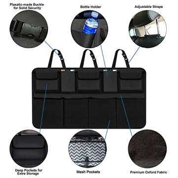 AOPHY Trunk Organizer for Car - Large Capacity & Waterproof