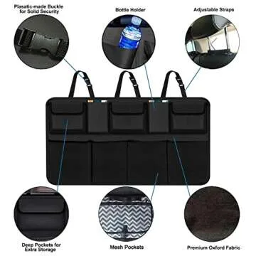 AOPHY Trunk Organizer for Car - Large Capacity & Waterproof