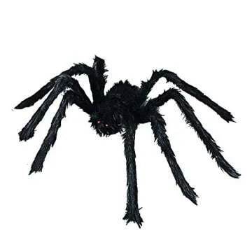 Realistic 6 Halloween Spider Decorations for Spooky Fun
