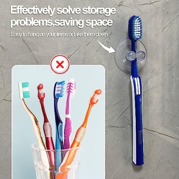 Draamfarm Jot PVC Suction Hooks for Ultimate Organization