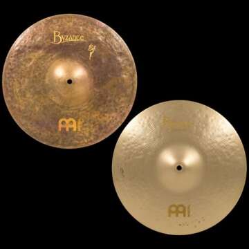 Meinl Cymbals B14SAH Byzance 14-Inch Vintage Sand Hi Hat (VIDEO)