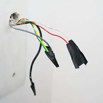 Viaky 6 Pack Electrical Tape Each Roll 0.6" x 50' High End Industrial Grade - Rated to 176 Degrees & 600 Volts - Vinyl Insulating Backing - Perfect for Electric Wiring Projects (6 Black)