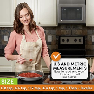 Spring Chef Stainless Steel Measuring Spoons for Precise Cooking