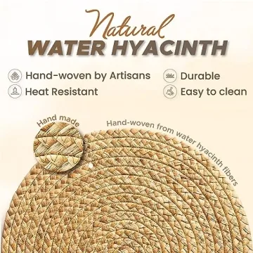 BLUEWEST Woven Placemats Set of 10 for Dining Decor