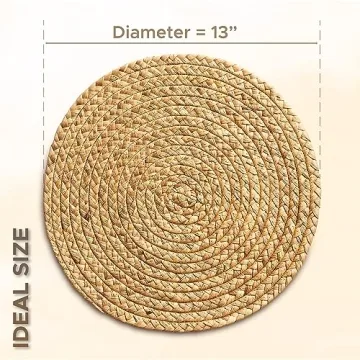 BLUEWEST Woven Placemats Set of 10 for Dining Decor