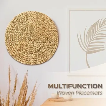 BLUEWEST Woven Placemats Set of 10 for Dining Decor